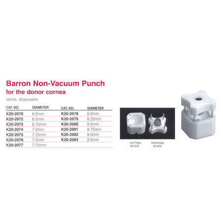 Barron Radial Non-Vacuume Punch 6.0mm Sterile